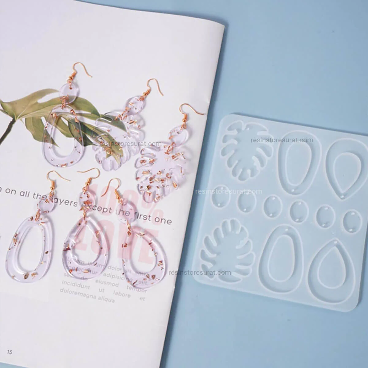 12 Cavity earring mould - Image 2