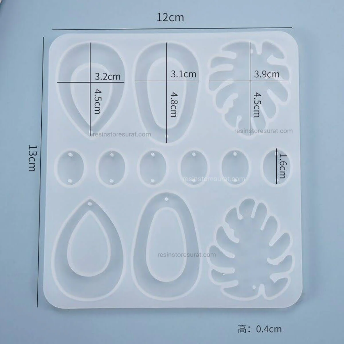 12 Cavity earring mould - Image 3