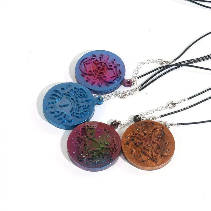 12 Cavity Zodiac Sign Keychain & Pendant Mould - Image 2