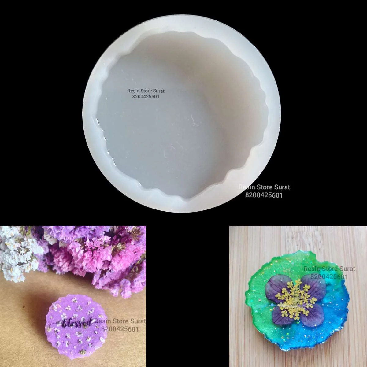 2 Inch Agate Round Mould - Image 2