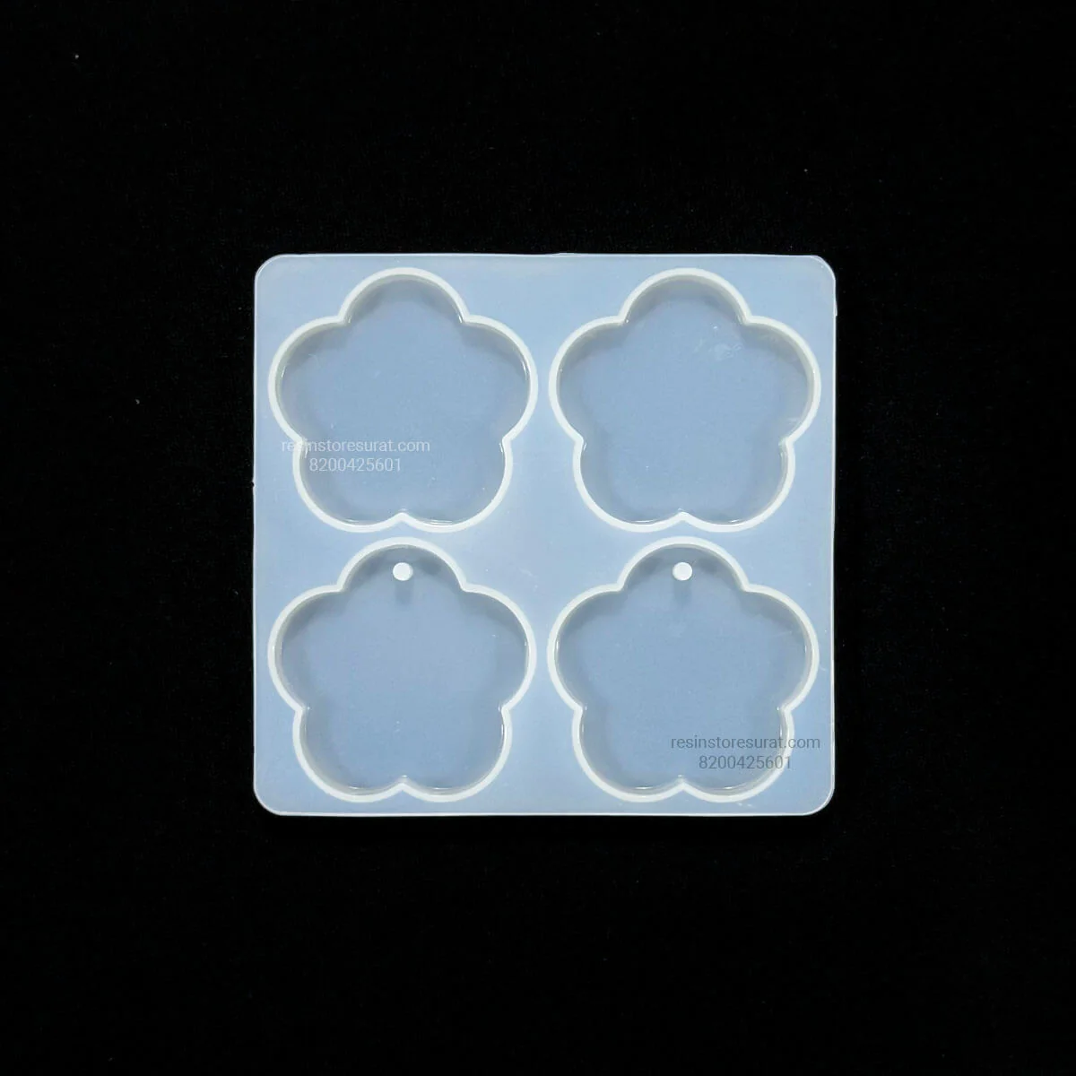 4 Cavity Flower Keychain, Lumba, Jewellery & Clip Mould
