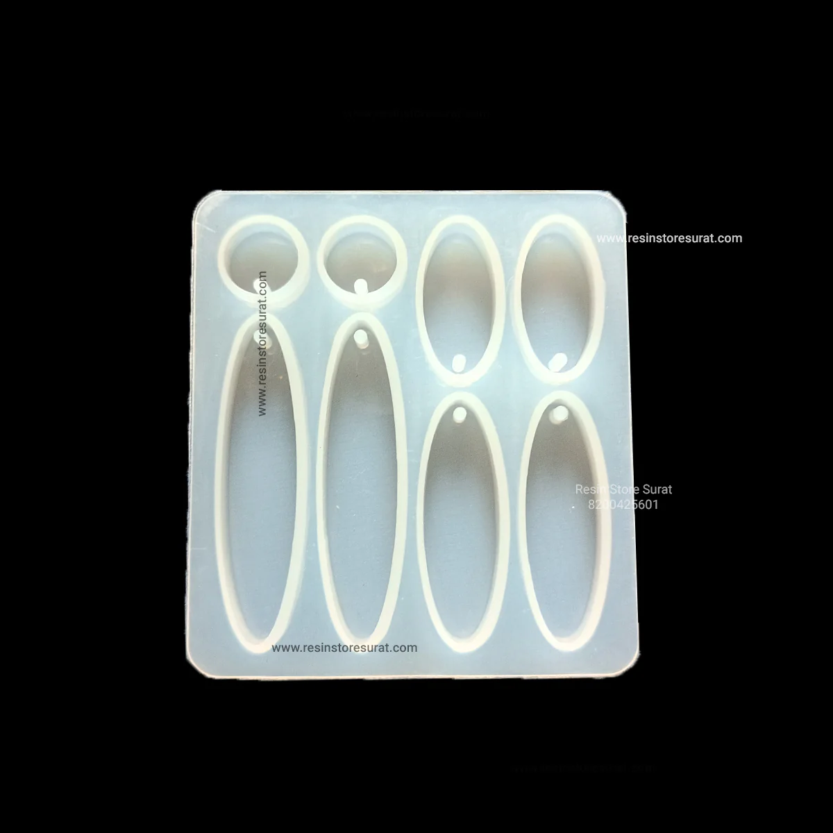 8 cavity Oval Mould