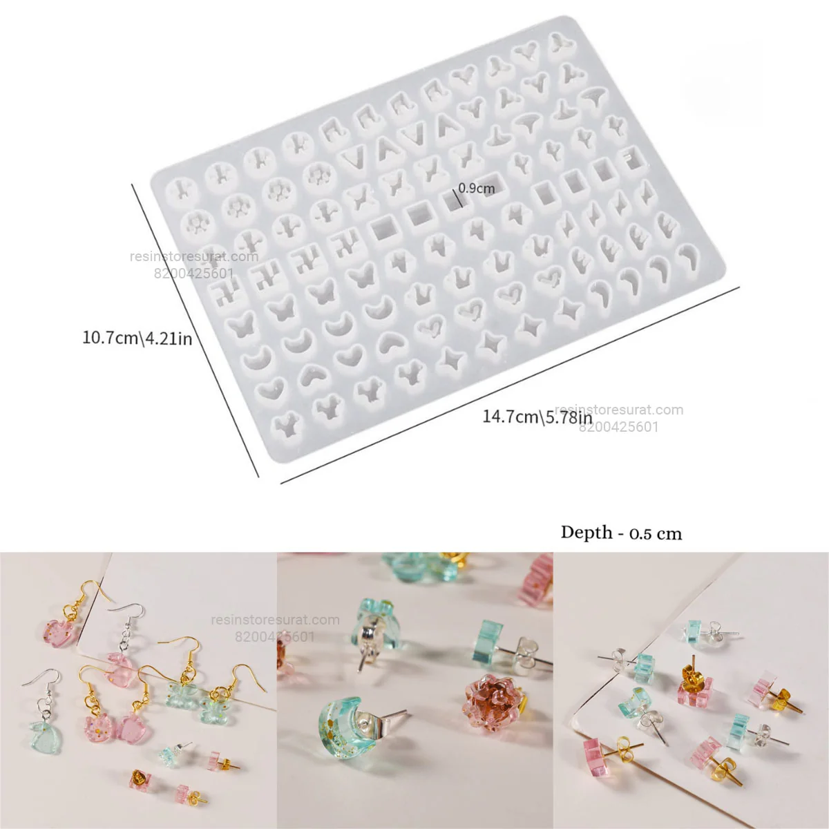 96 in 1 Earring / Jewellery Mould