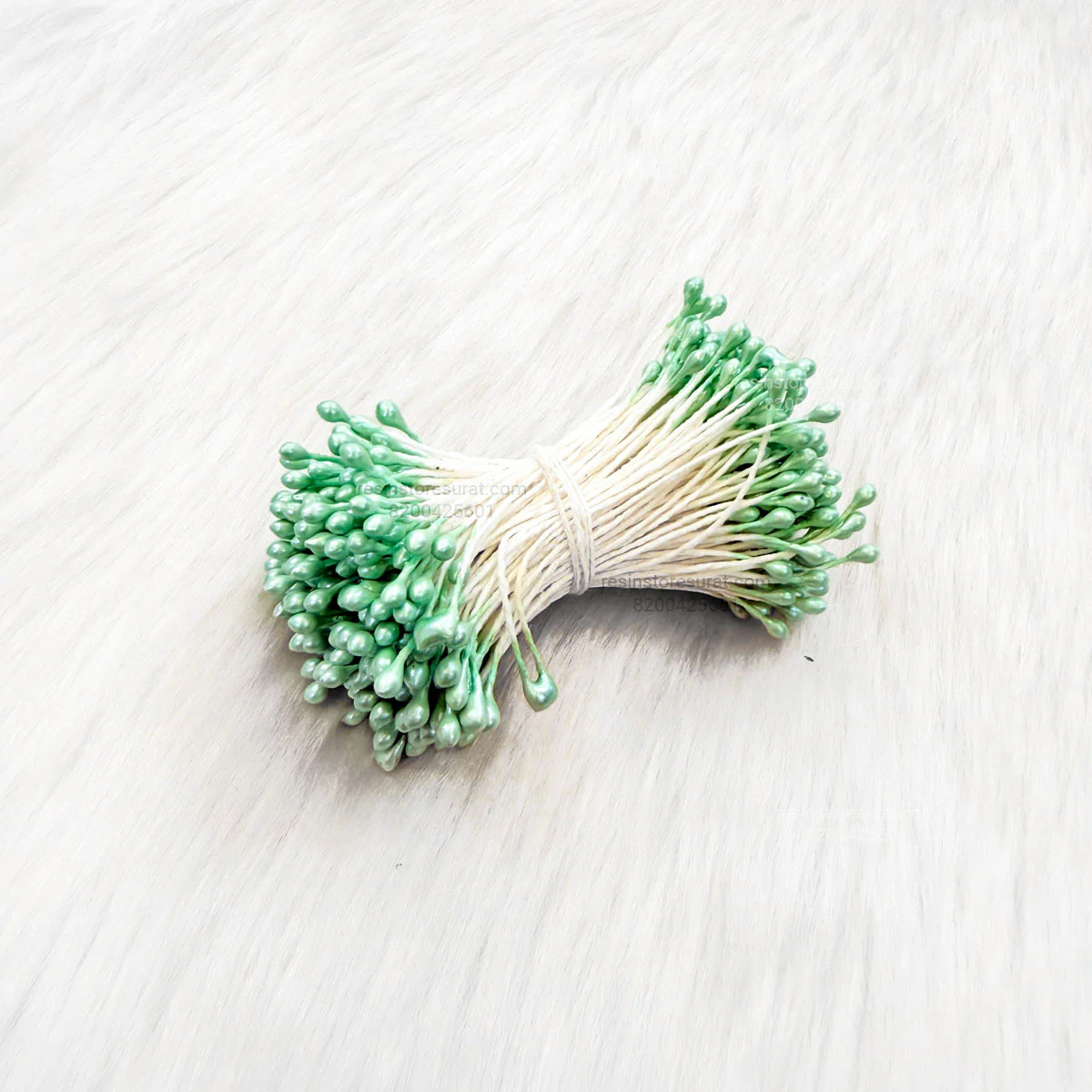 Aqua Green Mini Pollen Flower Bunch