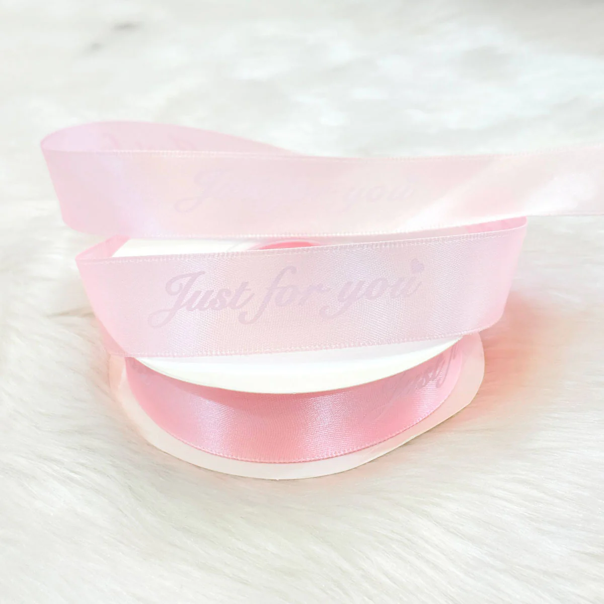 Big Just For You Flower Bouquets Satin Ribbon Light Pink - 63D