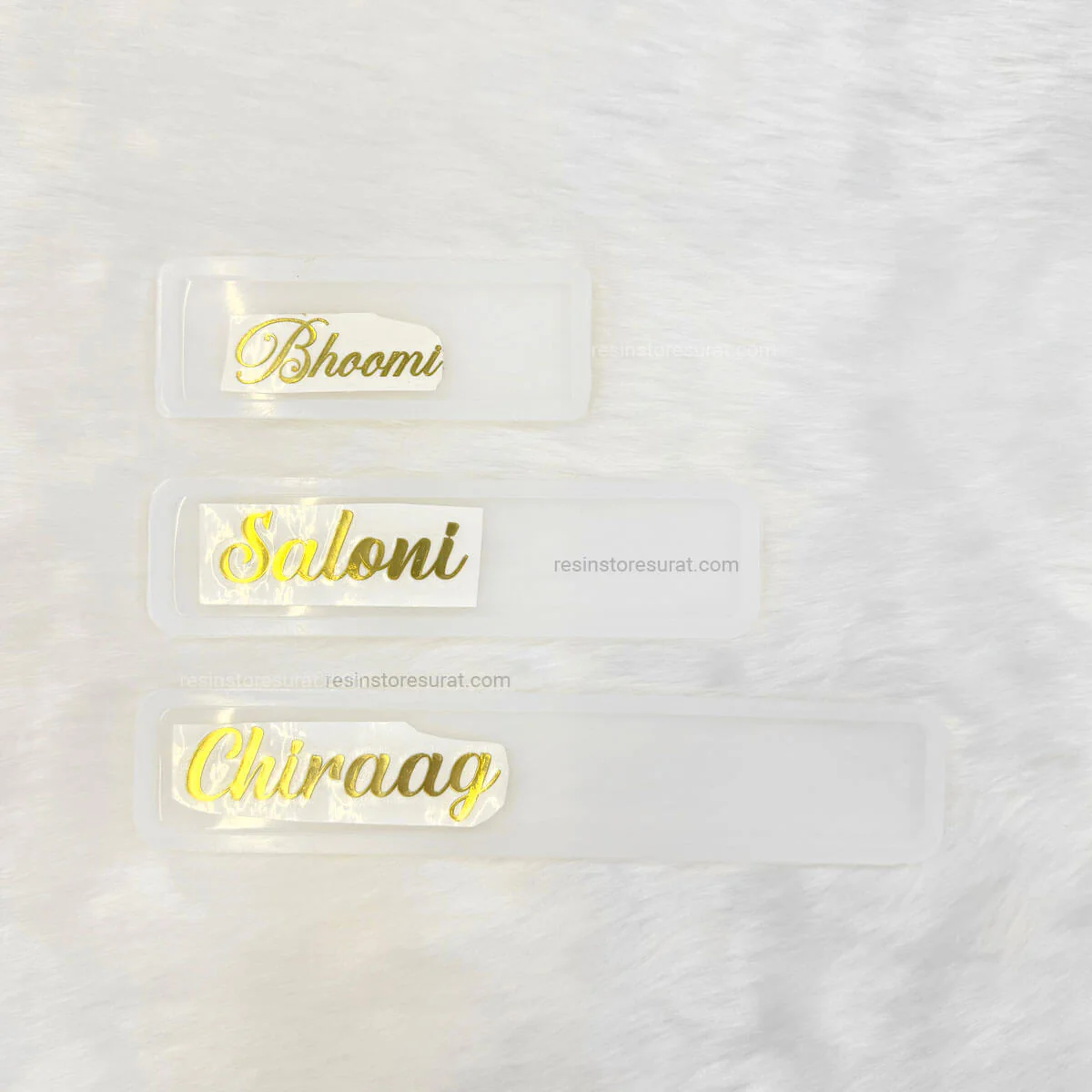 Bookmark Name - Custom Metal Sticker - 1 Pcs