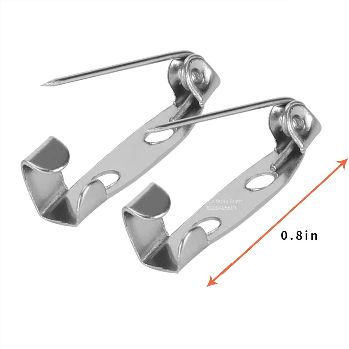 Brooch Clasp Pin - 2 Pcs - Image 2