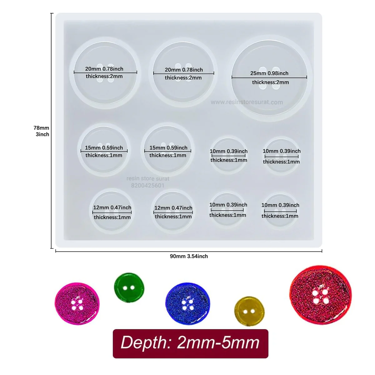 Button mould - Image 2