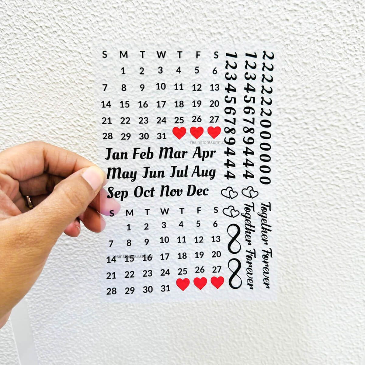 Calendar - A6 Insert Sheet