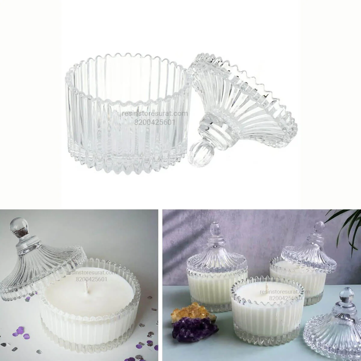 Candy 75 ml Candle Glass Jar