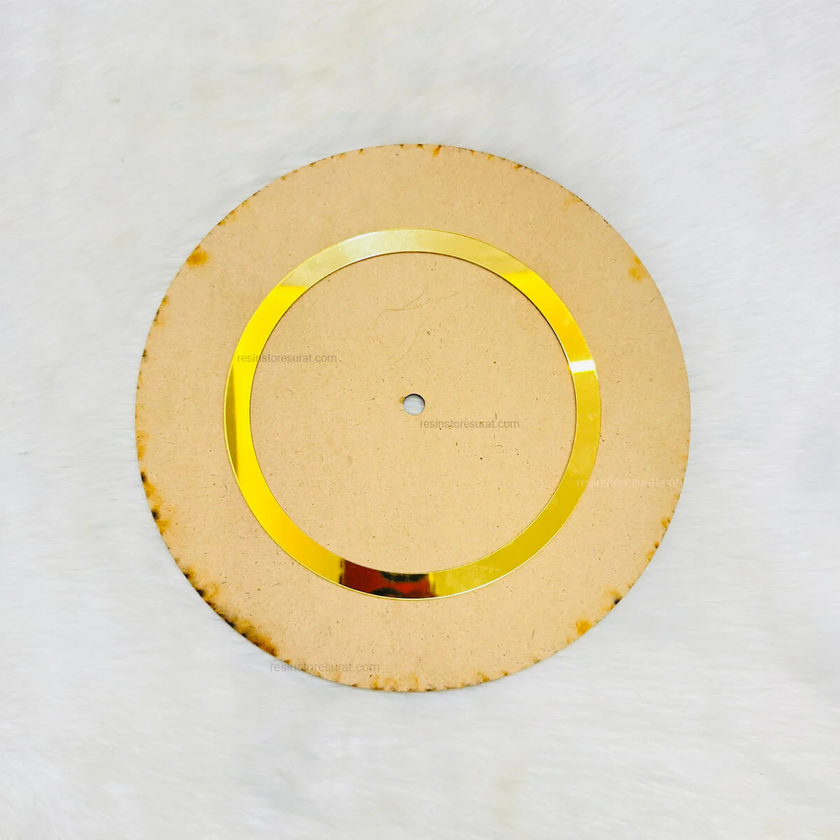 Close base MDF with Gold Acrylic Ring - Image 2