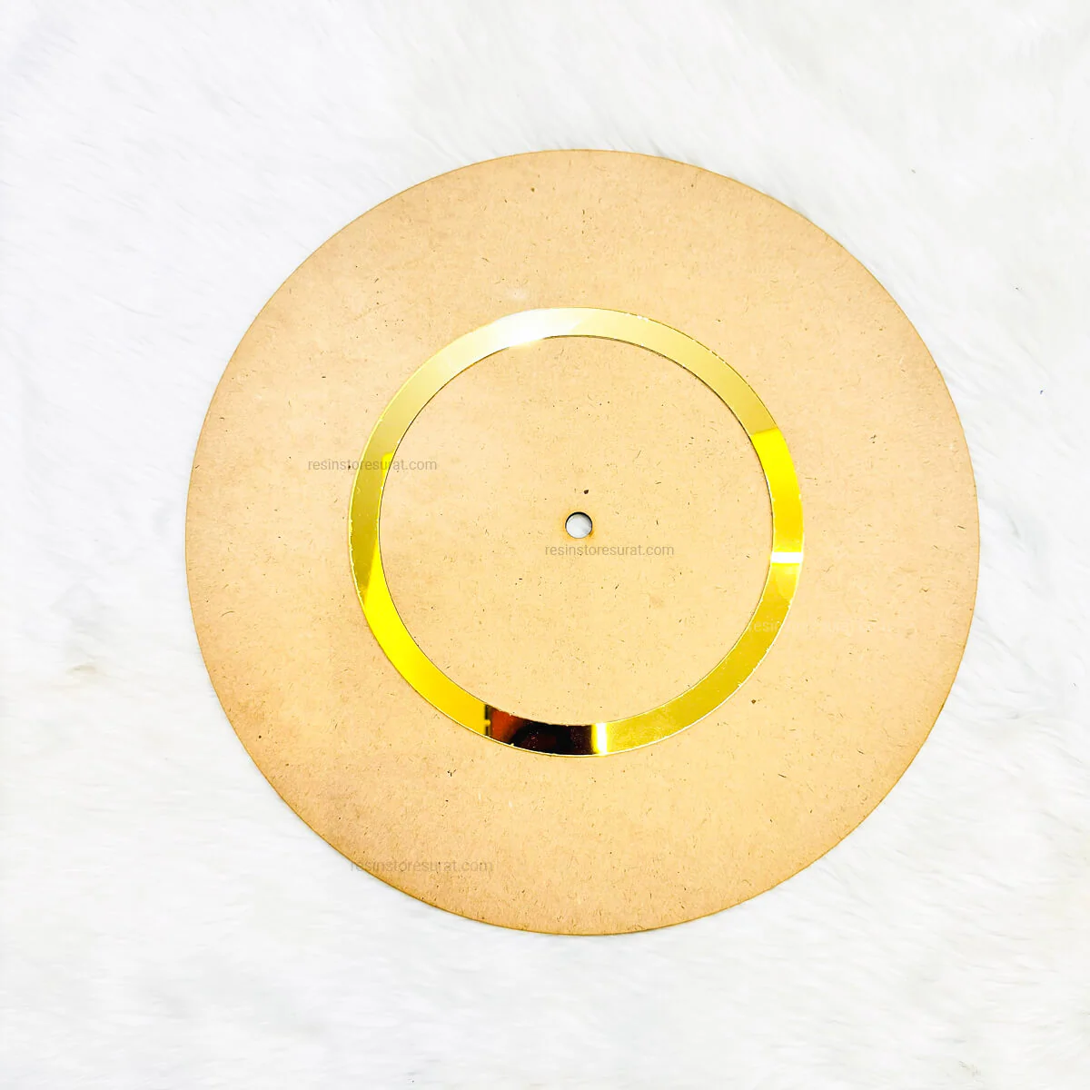 Close base MDF with Gold Acrylic Ring - Image 3