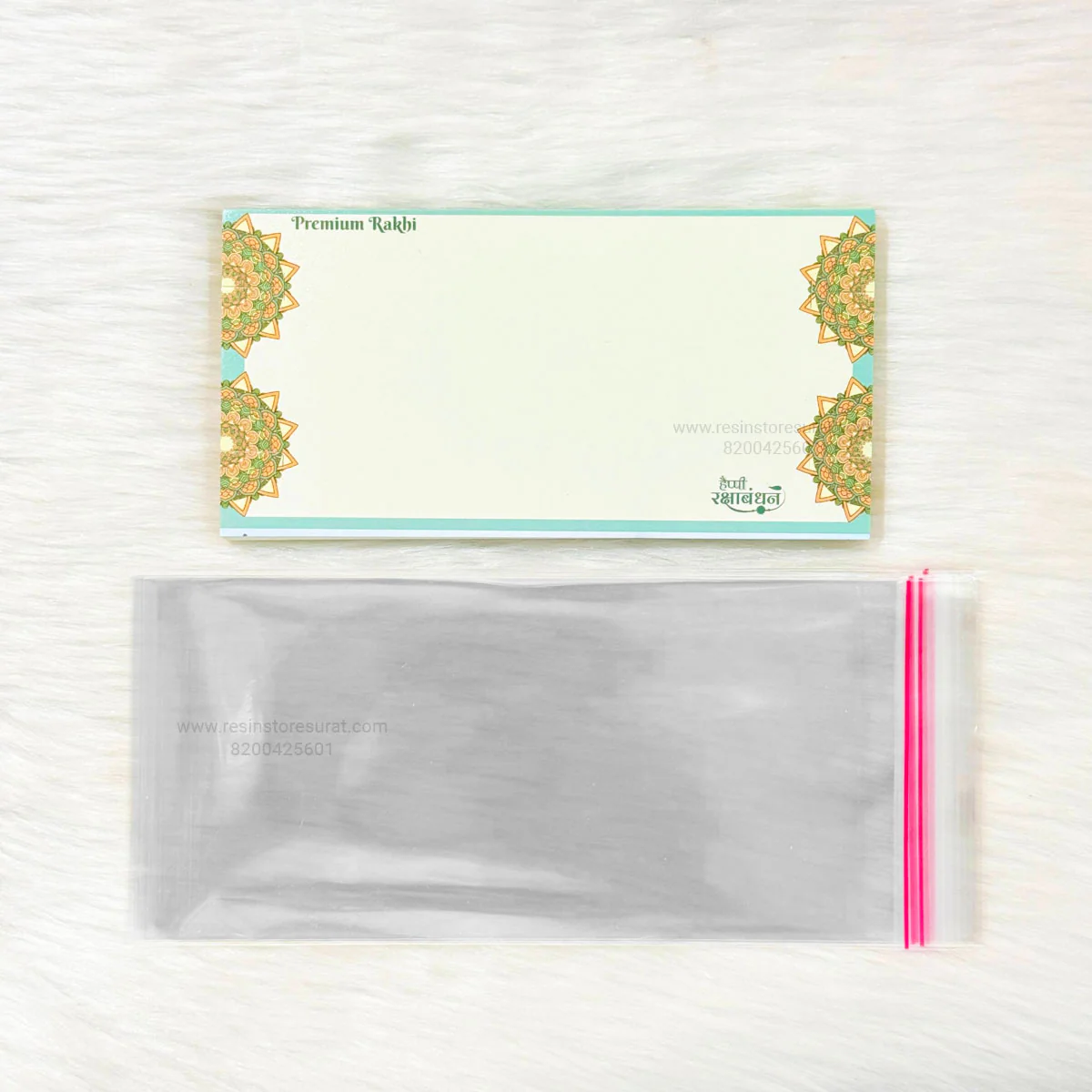 Couple Rakhi Packing Card K - 10 Pcs