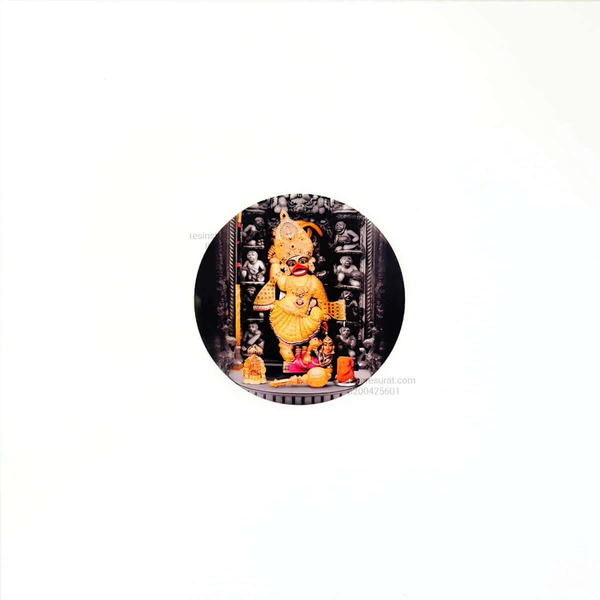 Kashtbhanjan Hanuman Dada Black - Custom Insert Sheet