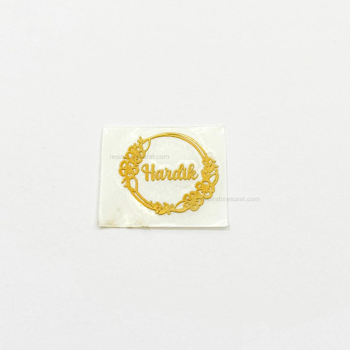 Customized rakhi metal sticker C - 2 pcs
