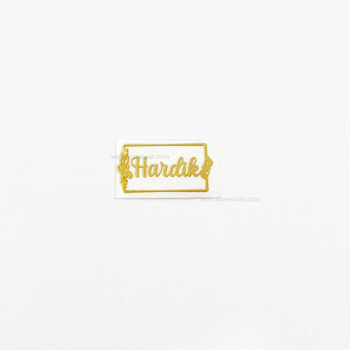 Customized rakhi metal sticker E - 2 Pcs