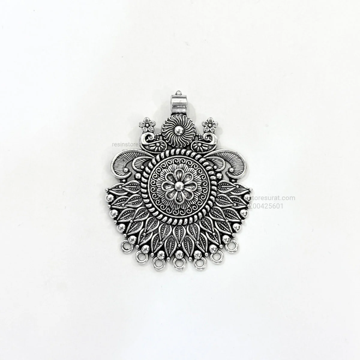 Designer Hanging Silver Pendant AB