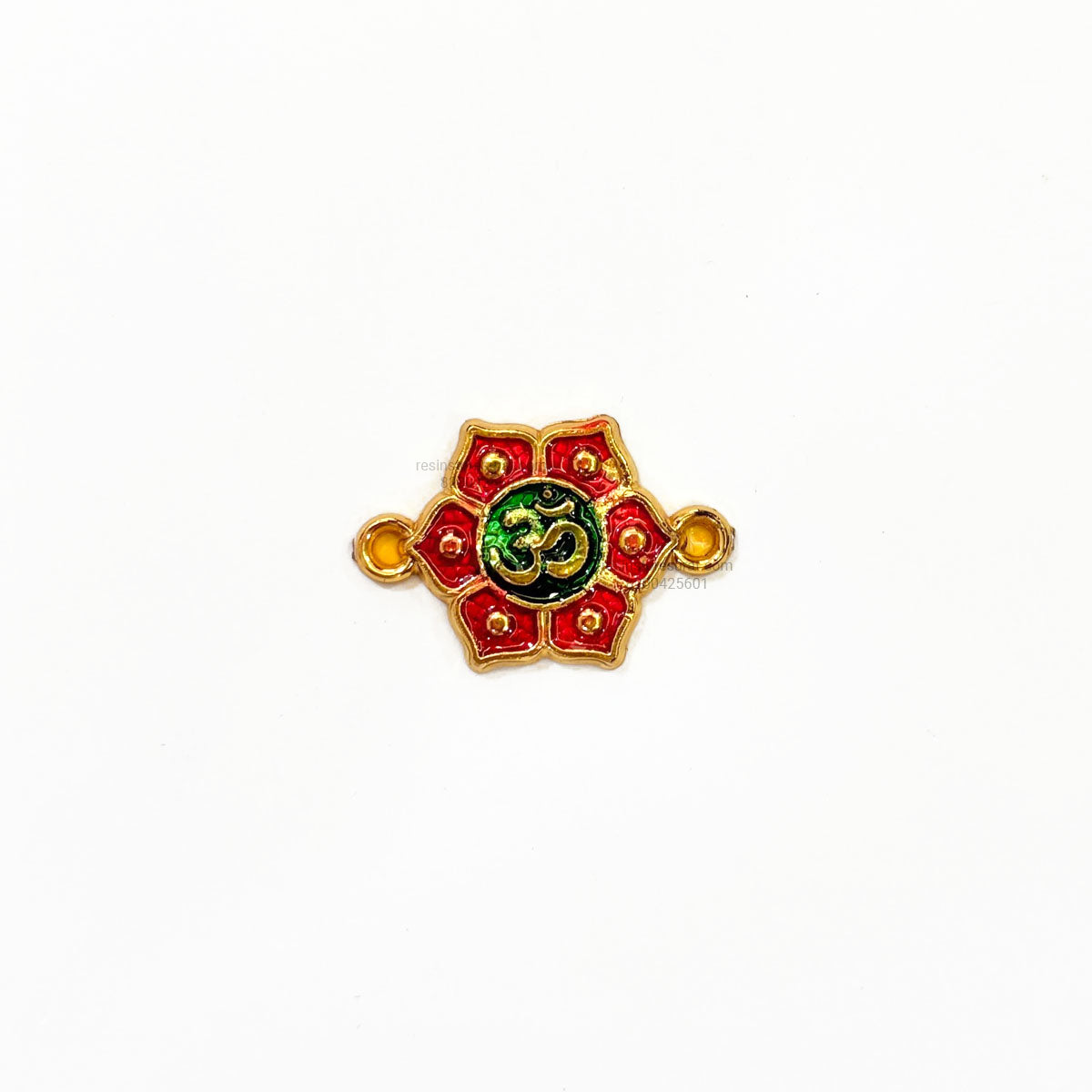 Designer Om Flower Fiber Rakhi Charm FC 5