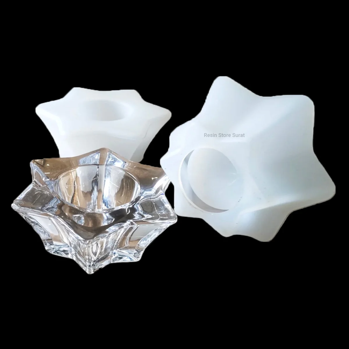 Designer Star T-Light Candle mould