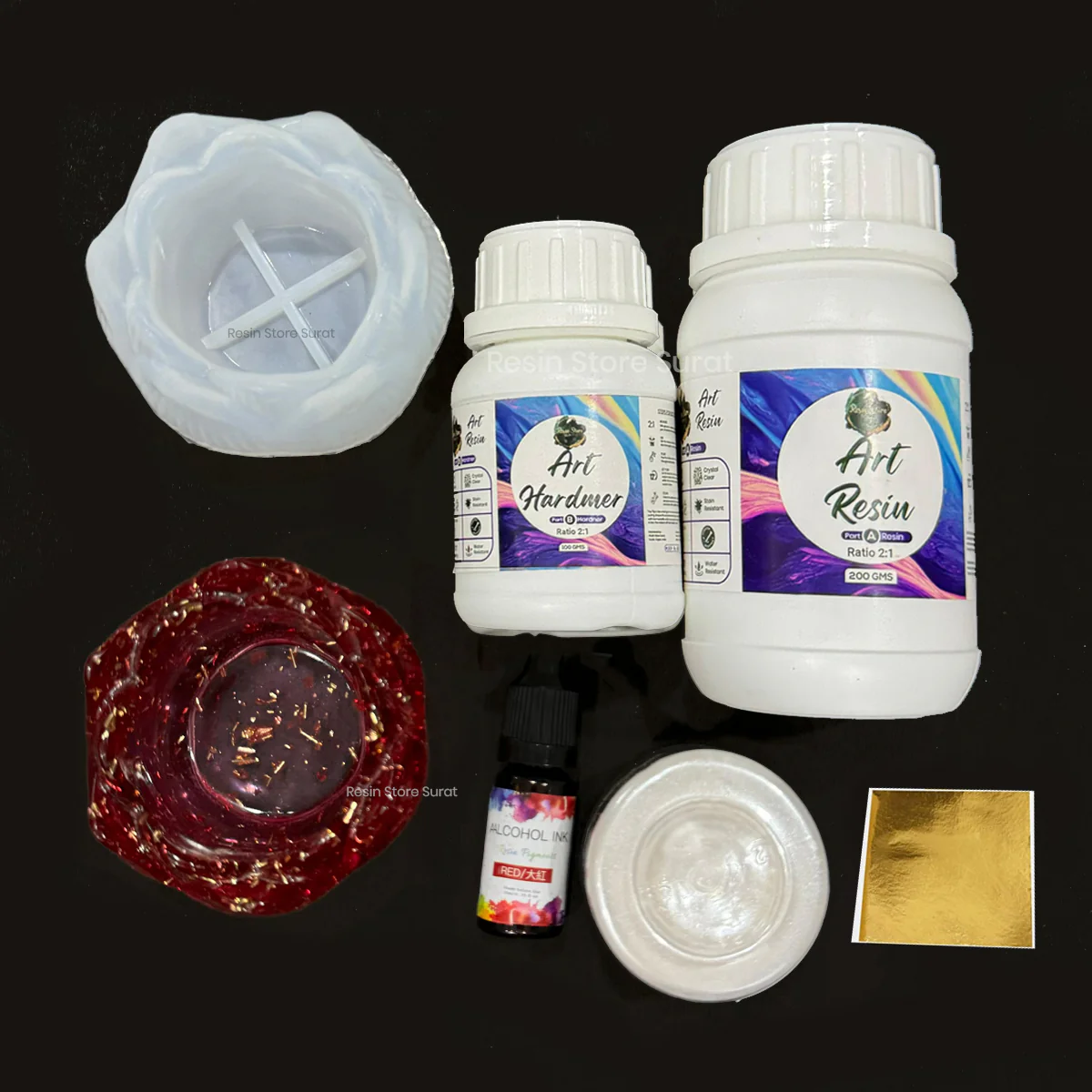 Diwali Resin Kit | Diwali T-light Resin Kit - B