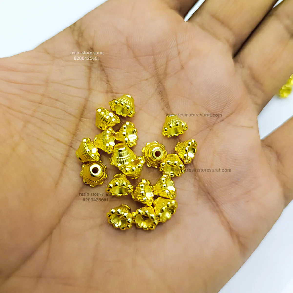 Flower Cap Rakhi Beads - RB18 - Image 2
