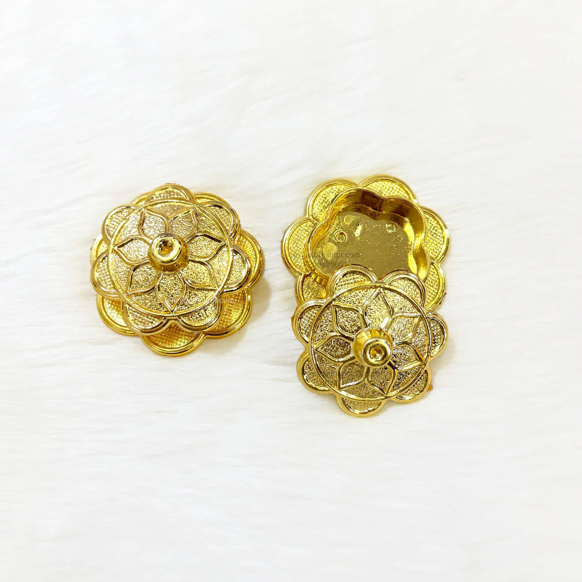 Flower Shape Big Katori With Cap - K13