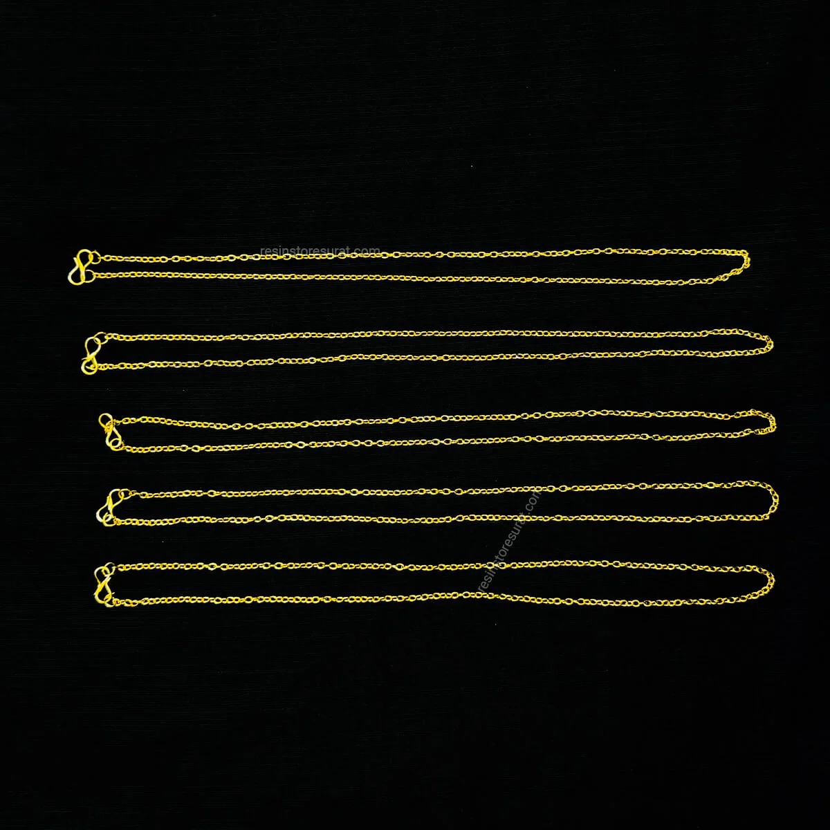 Gold Chain Set 5 Pcs - Image 2
