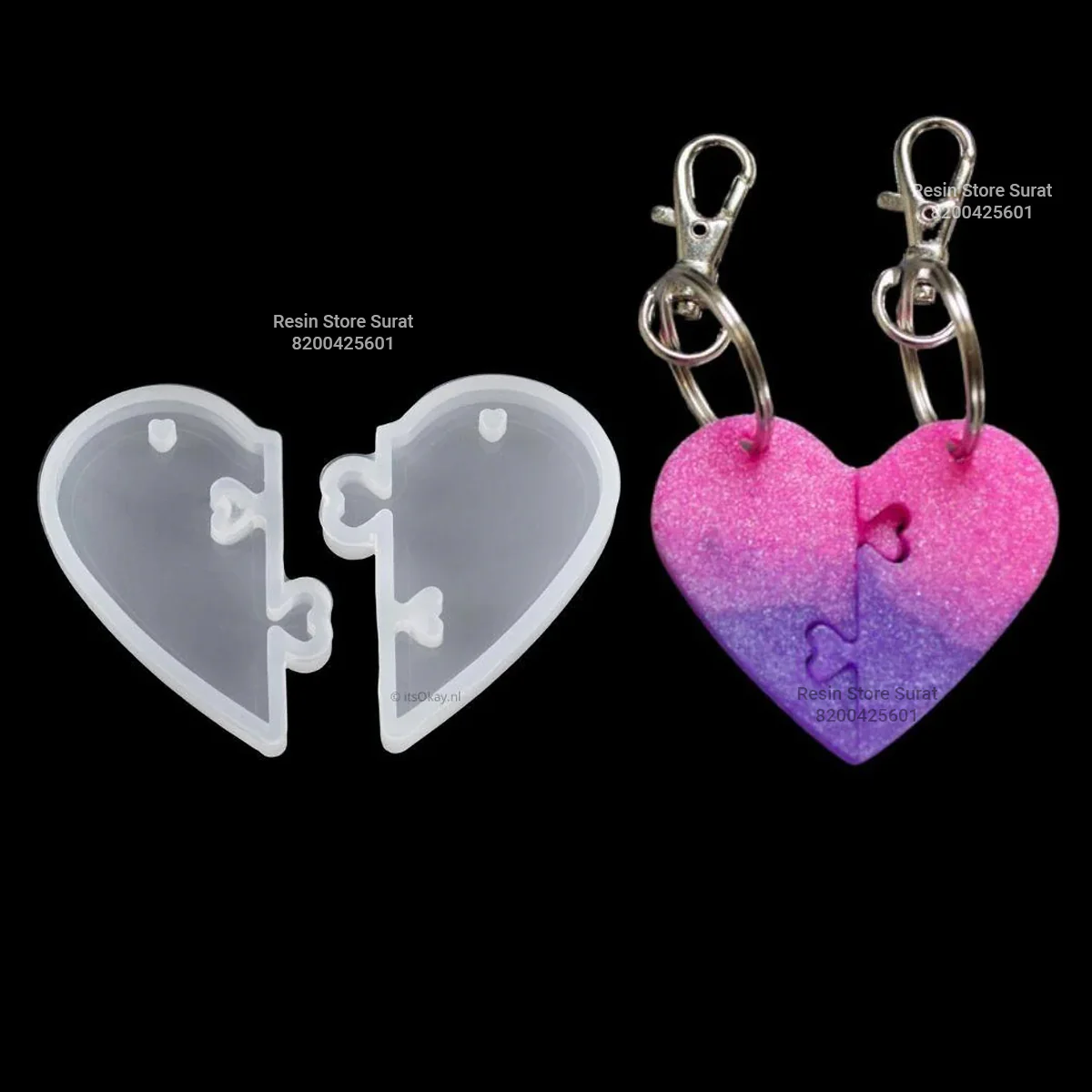 Heart Puzzle Mould - Image 3