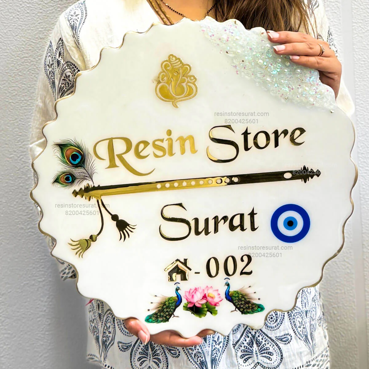 Home Name Plate Beginner Resin kit For 16 Inch - Image 2