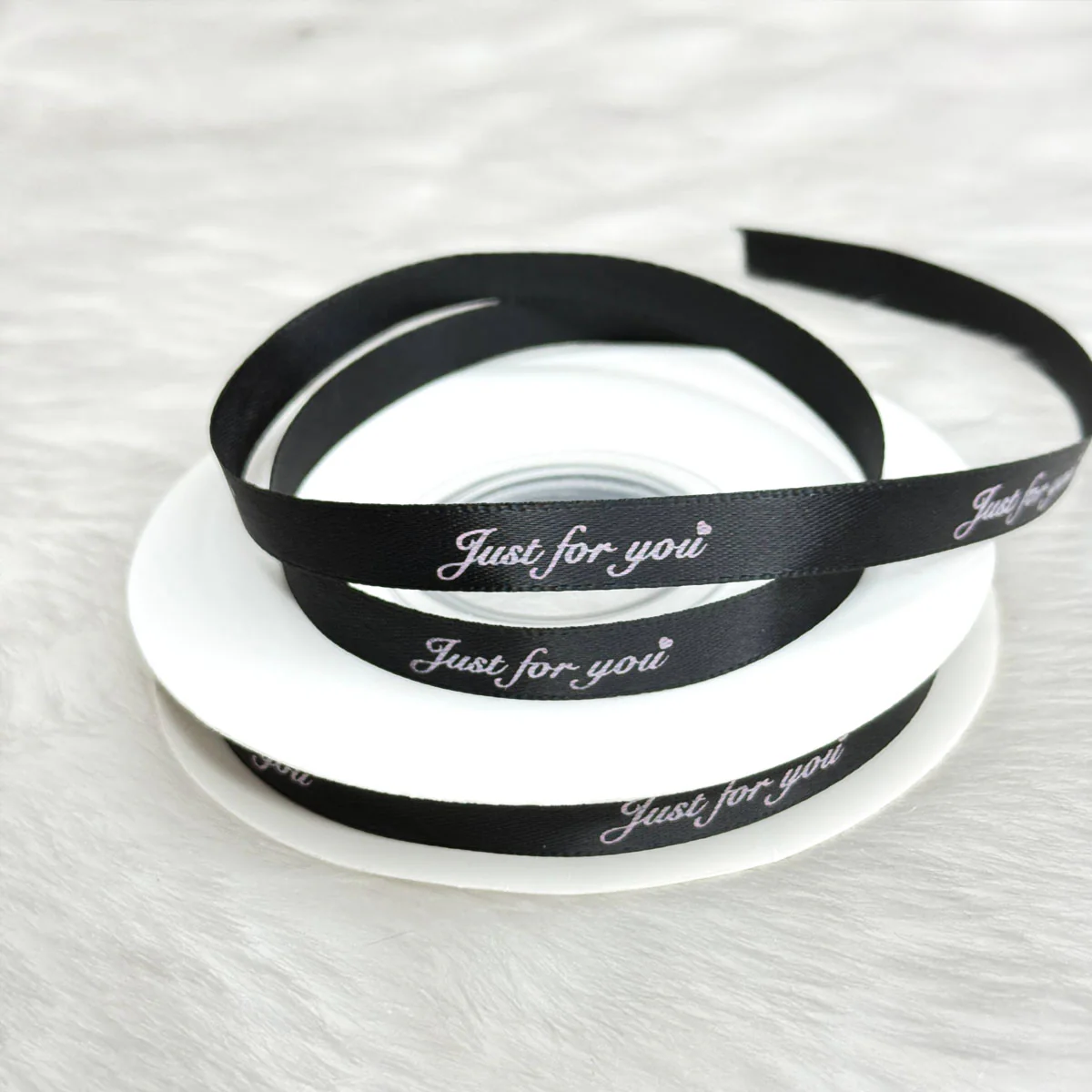 Just For You Flower Bouquets Satin Ribbon Black - 64A