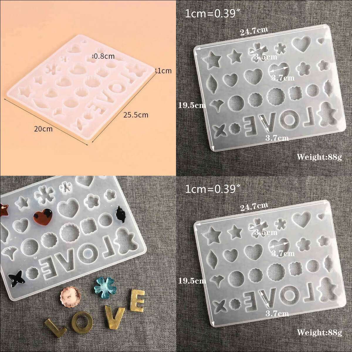 Keychain Mix Shape Mould - Image 2