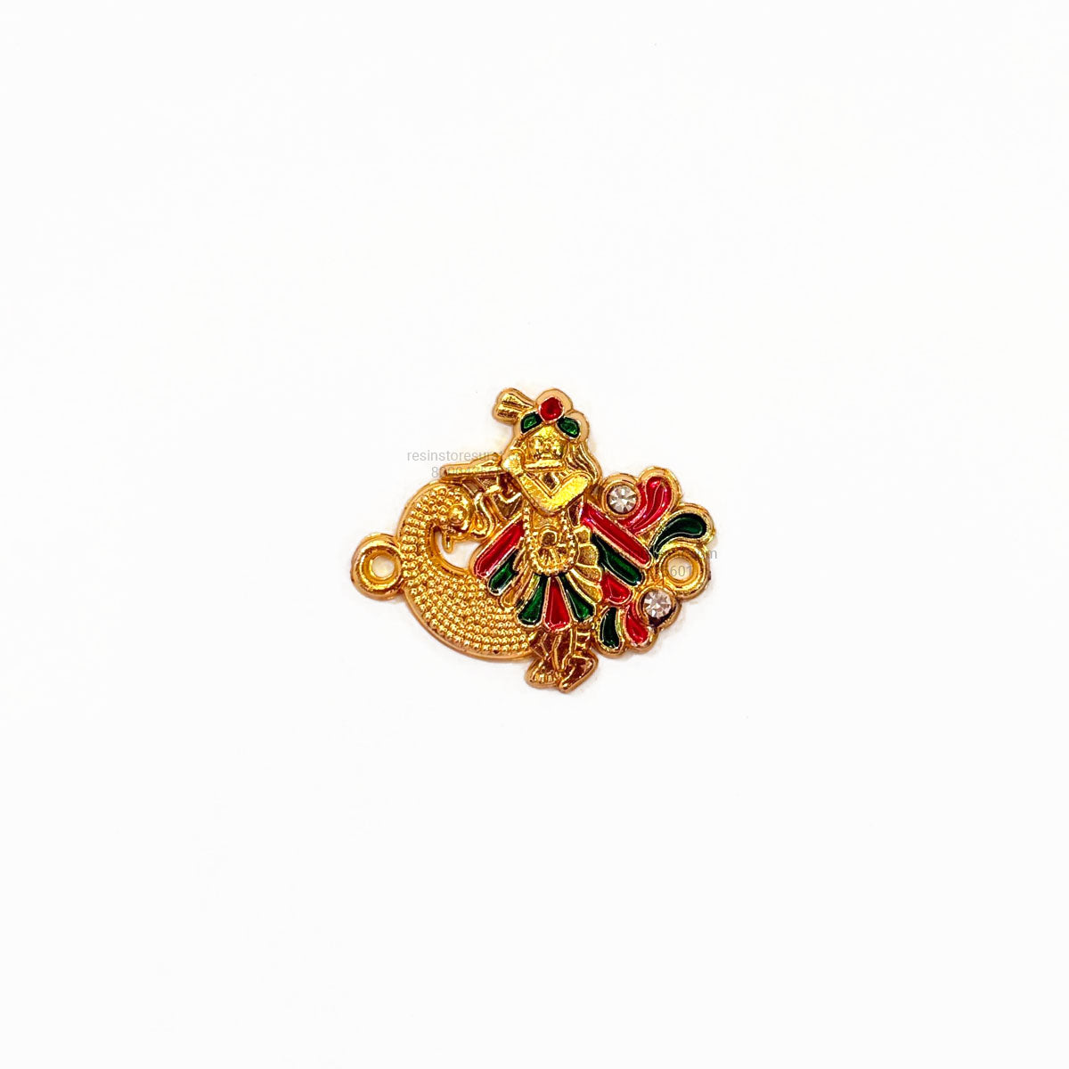 Krishna With Peacock Fiber Rakhi Charm FC 20