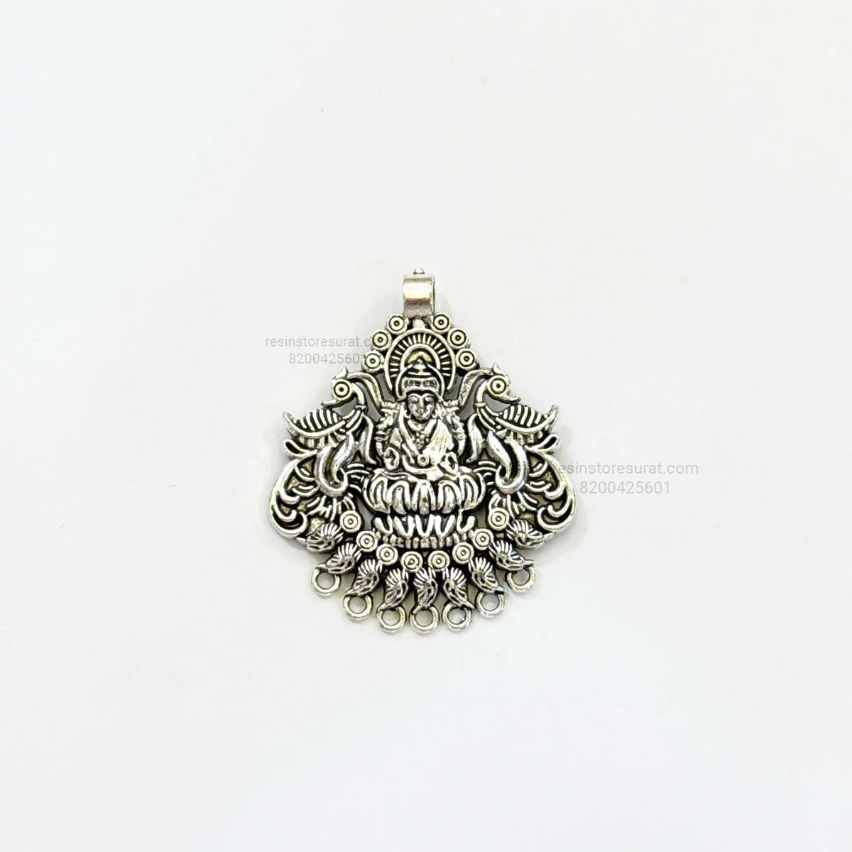 Laxmiji Silver Pendant