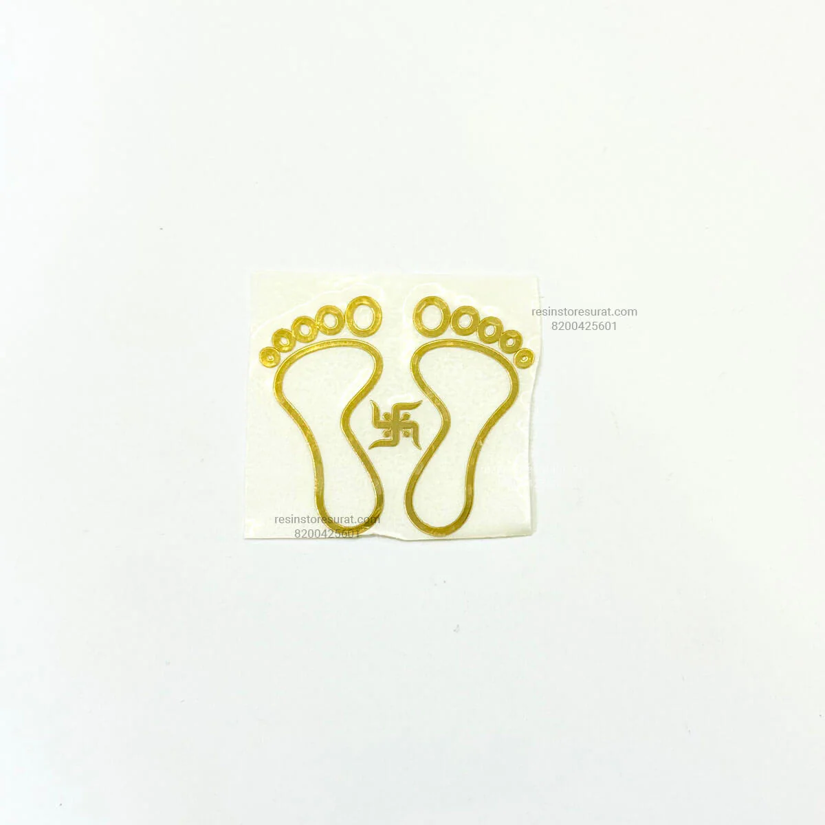 Laxmiji Foot| Laxmi Pagla Metal Sticker | Foot metalic sticker