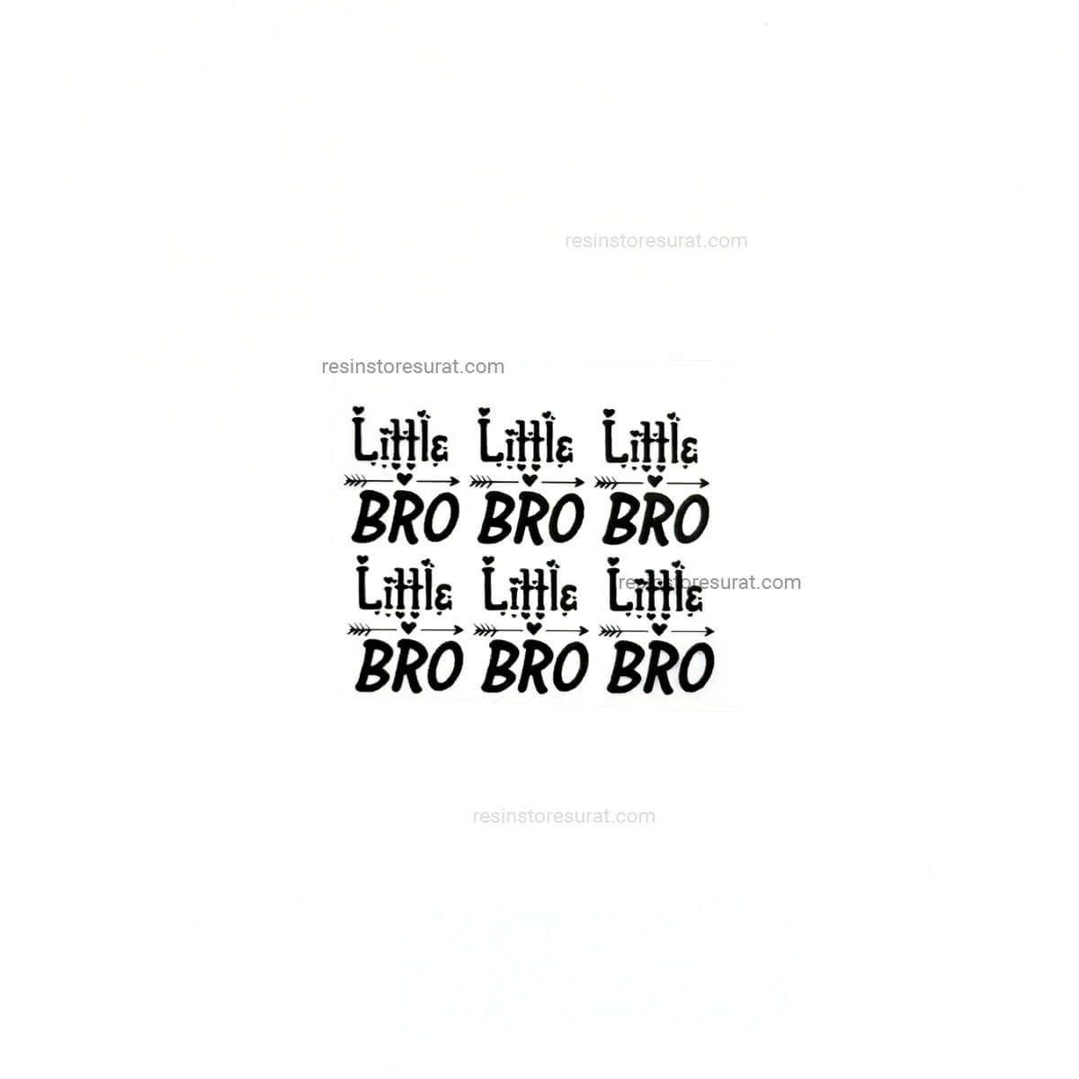 Little bro rakhi insert sheet
