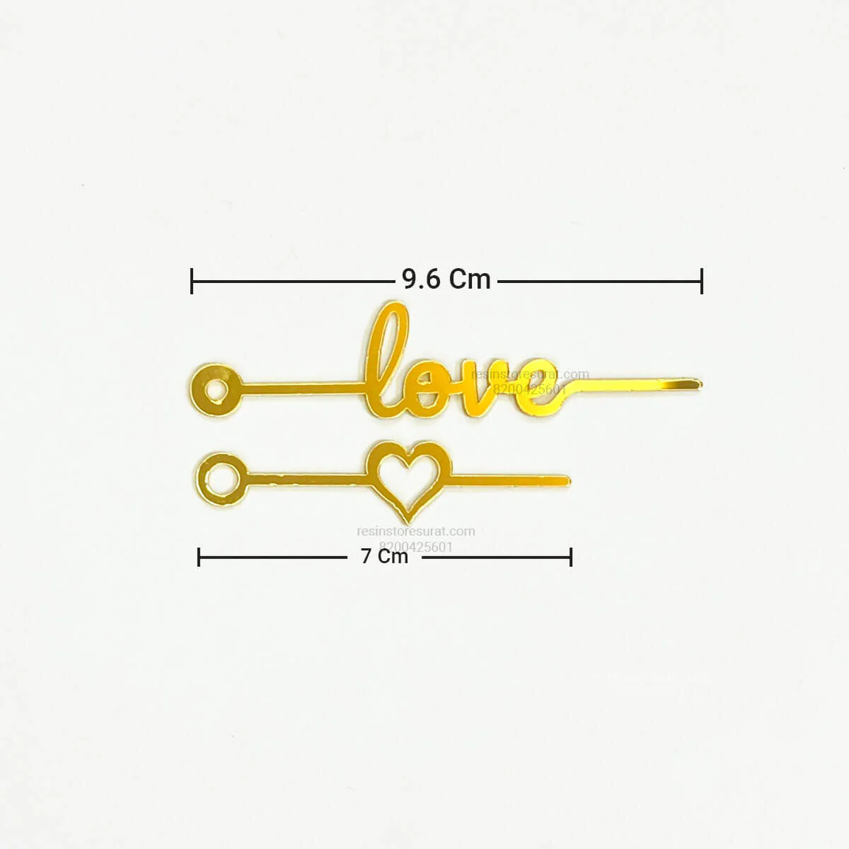 Love Acrylic Clock Hand