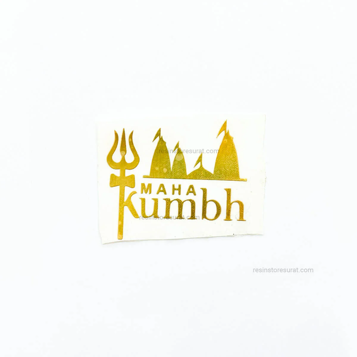 Mahakumbh Metal Sticker