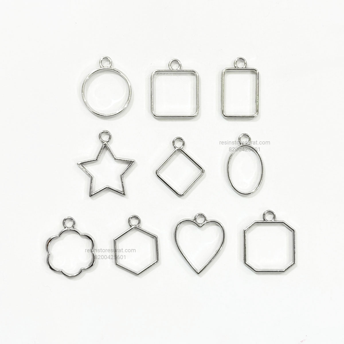 Medium Silver Bezel Set