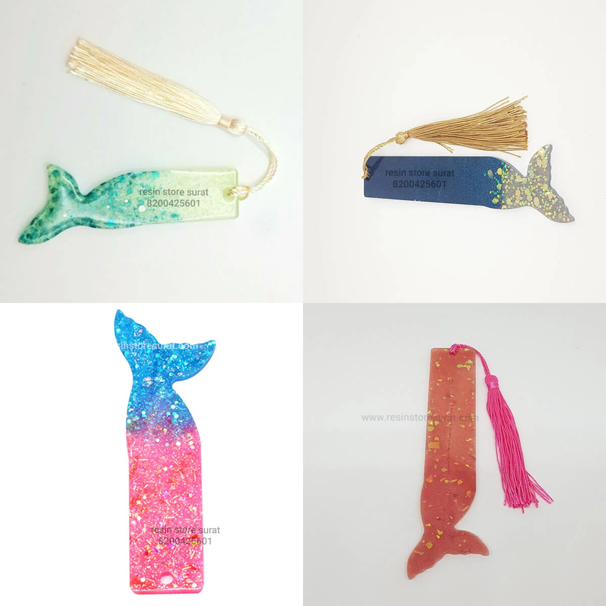Mermaid Tail Bookmark Mould - Image 2
