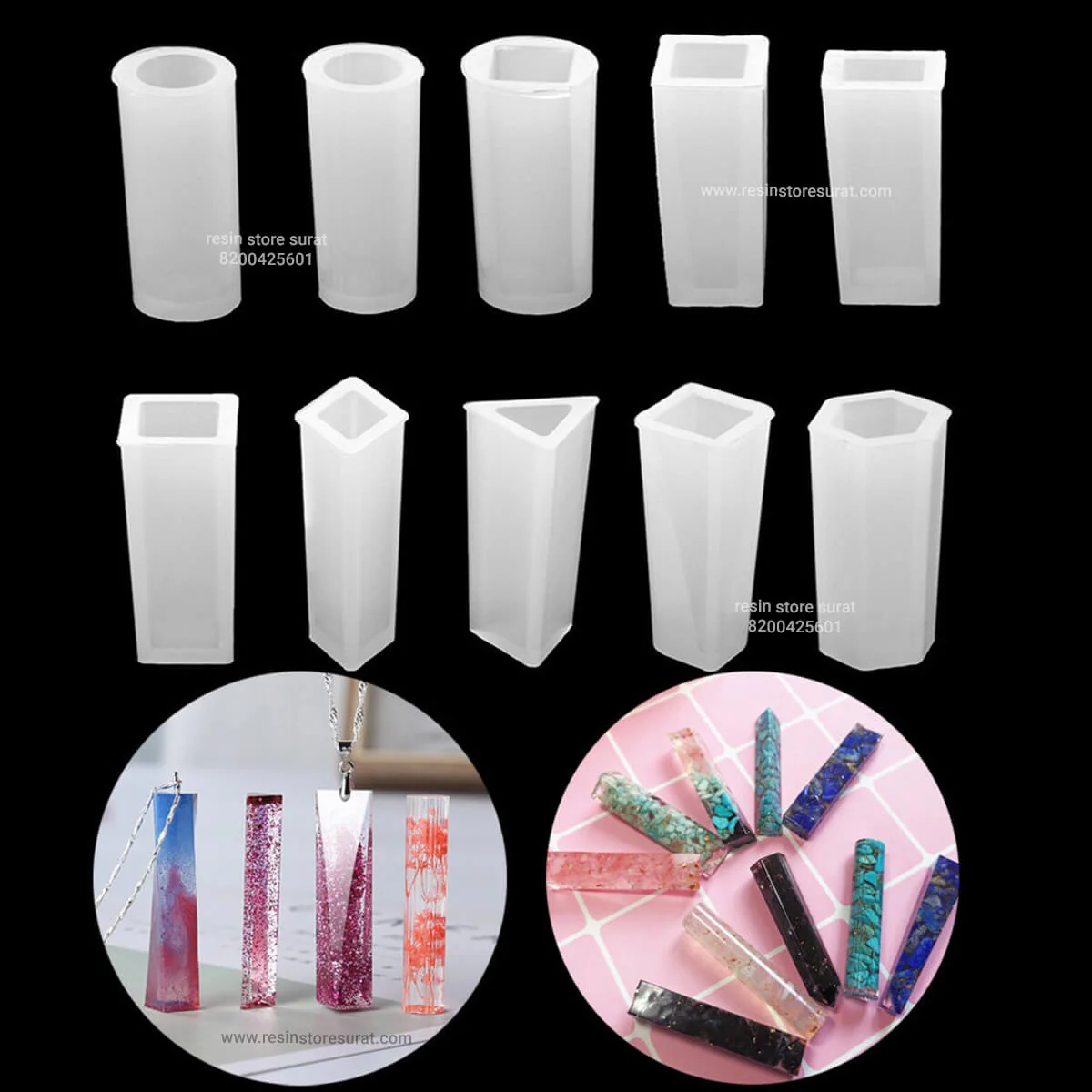 Necklace Pendant Mould Set
