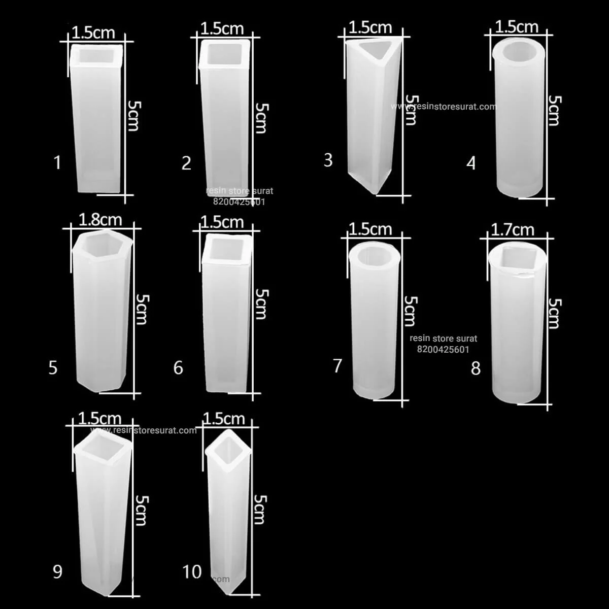 Necklace Pendant Mould Set - Image 2