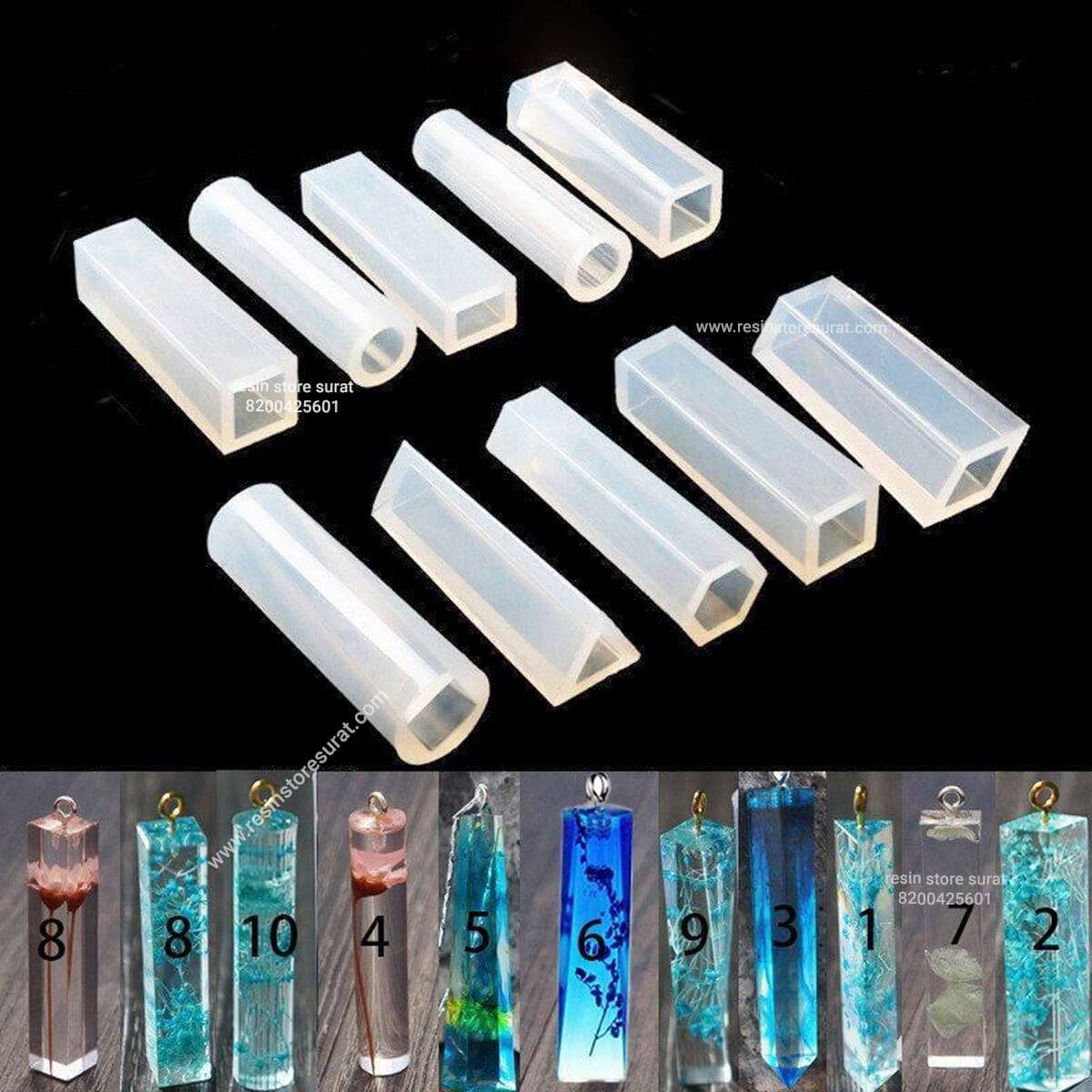 Necklace Pendant Mould Set - Image 4