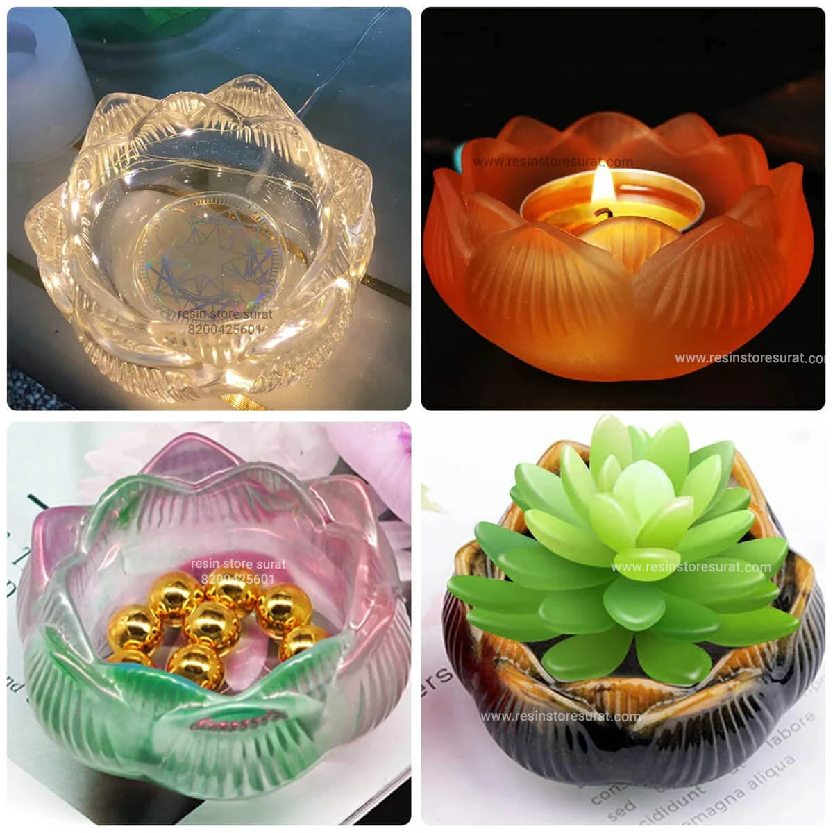 New Lotus Candle Mould - Image 2