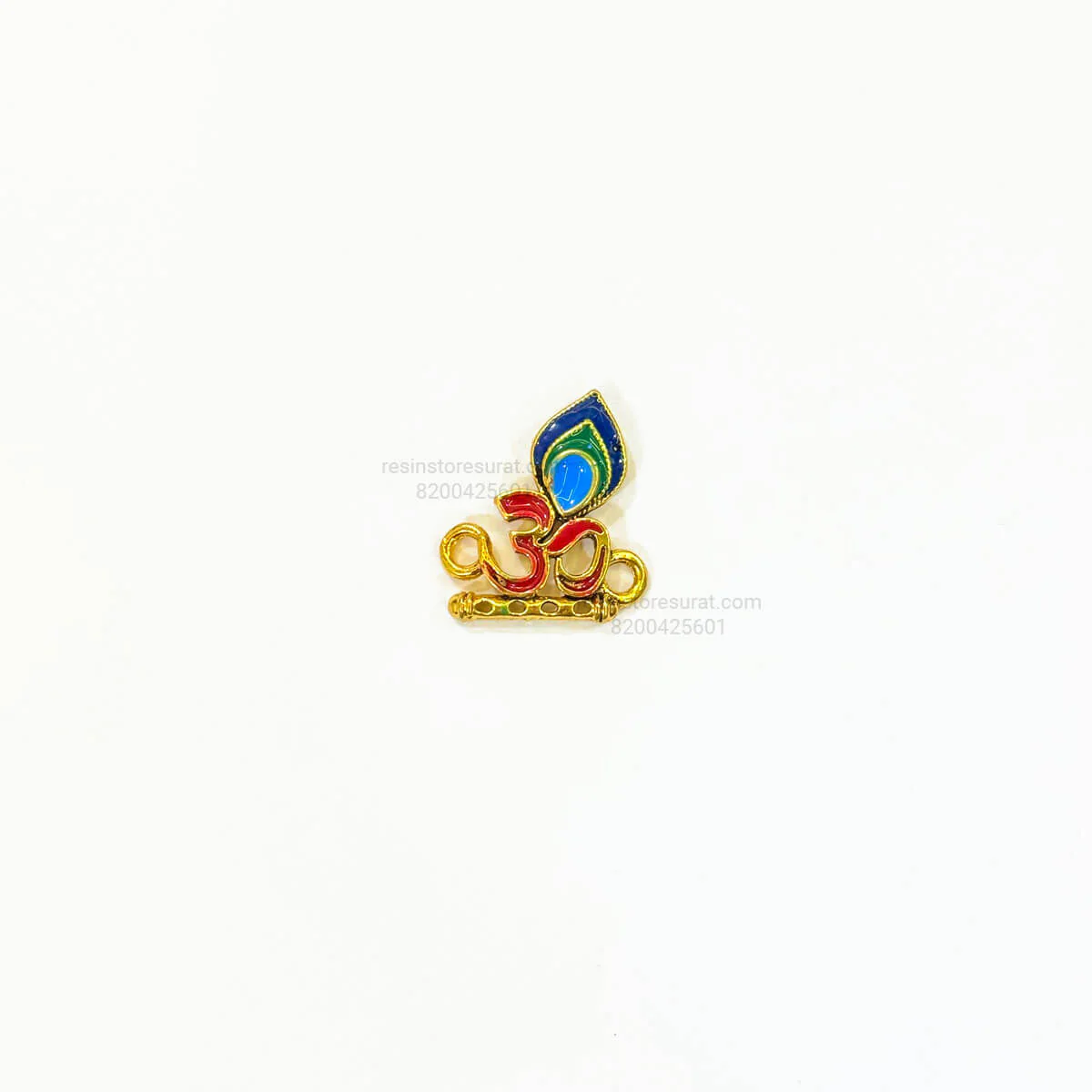 Om Morali Metal Rakhi Charm