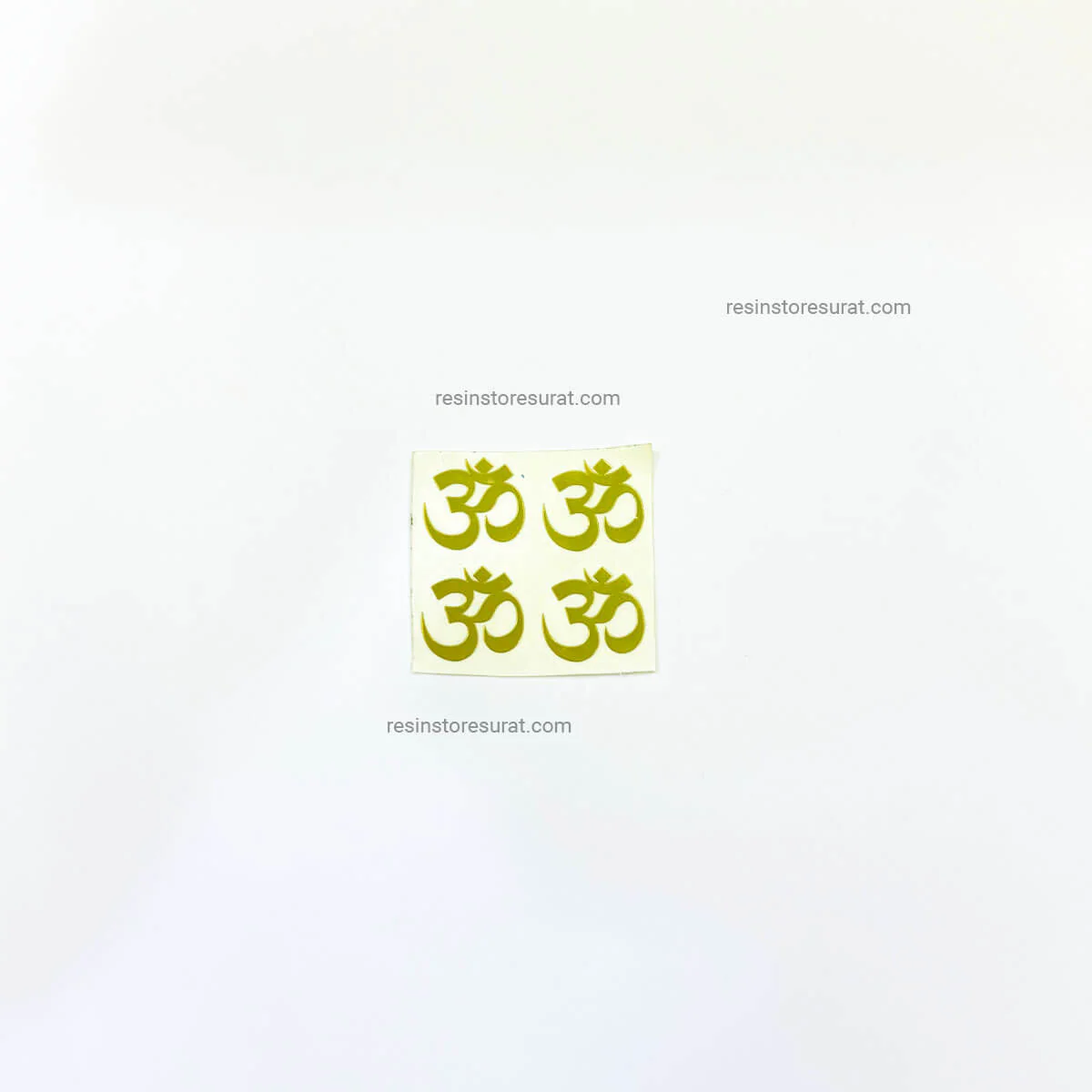 Om Rakhi Metal Sticker - 4 pcs