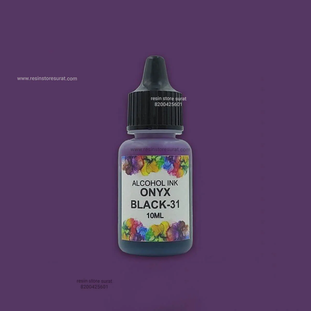 Onyx Black Alcohol ink For Resin
