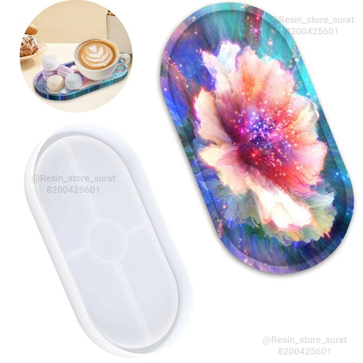 Mini Oval Tray Mould - Image 2
