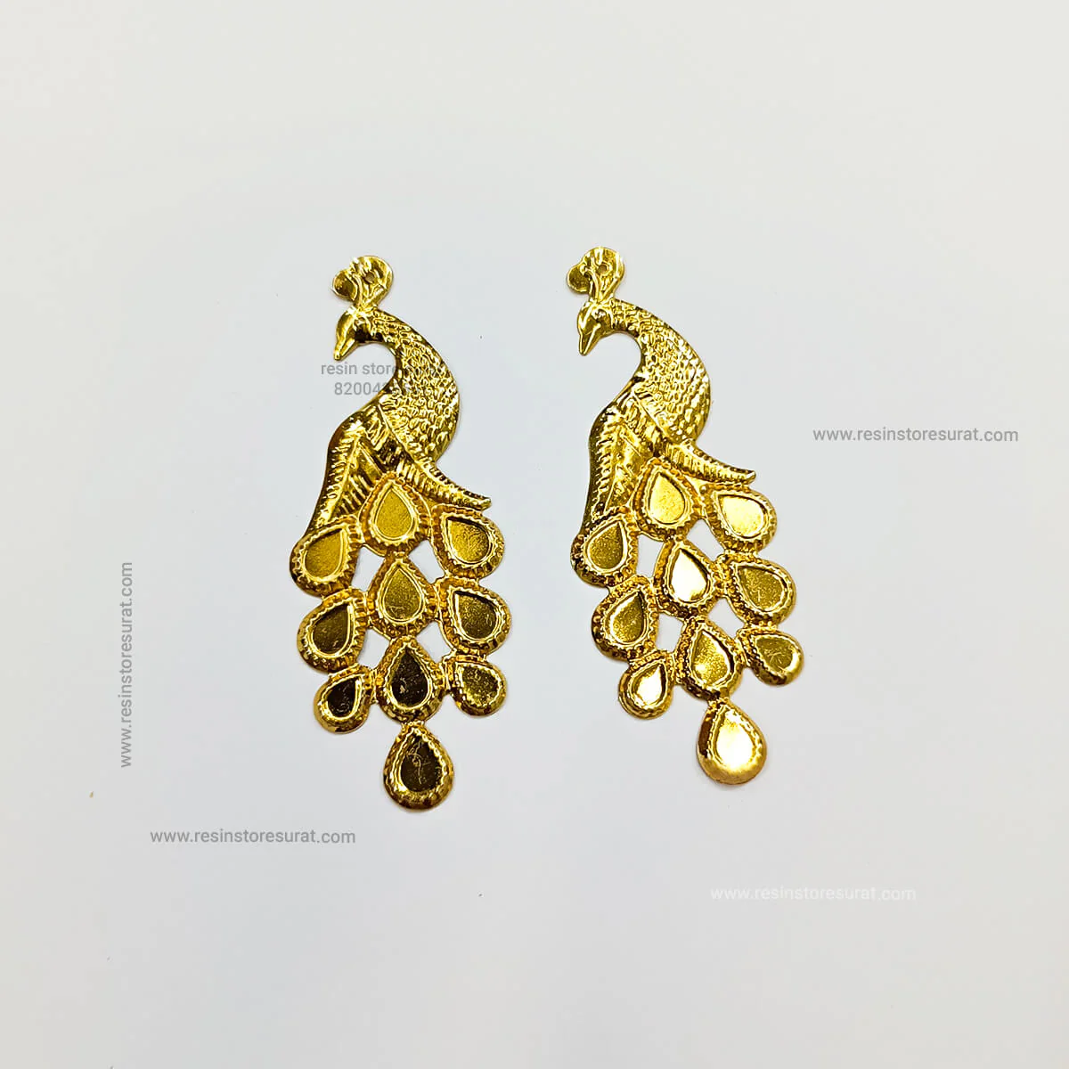 Peacock Metal - 6 Pcs