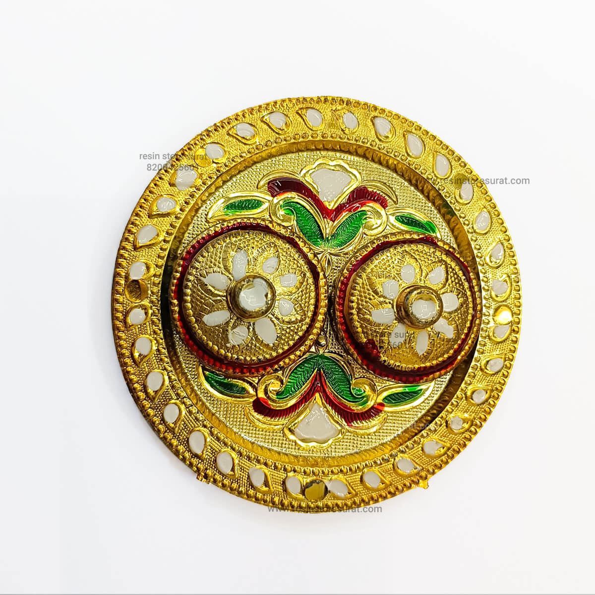 Roli Chawal Tika Plate Round - Image 2