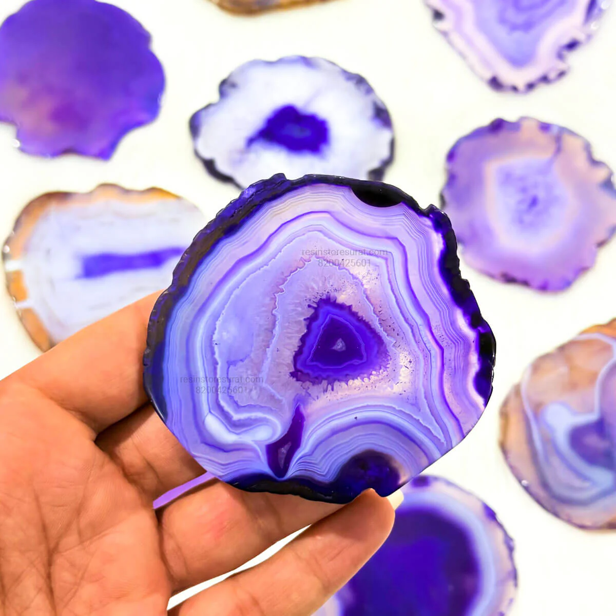 Purple Agate Slice - Image 2